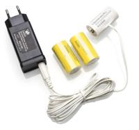 Konstsmide batterijlader 4,5V C zwart 4 delig - thumbnail