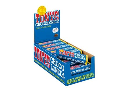 Chocolade tony chocolonely puur reep 50 gr | 35 stuks