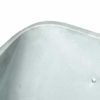 Kruiwagen Zilver en Zwart 137 x 60 x 65,5 cm Staal