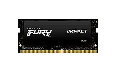 Kingston FURY Impact Werkgeheugenset voor laptop DDR4 16 GB 2 x 8 GB Non-ECC 3200 MHz 260-pins SO-DIMM CL20 KF432S20IBK2/16 - thumbnail