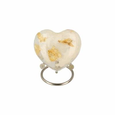 Orgonite Hart Wit A Orgonite Hart Wit A