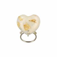 Orgonite Hart Wit A - thumbnail