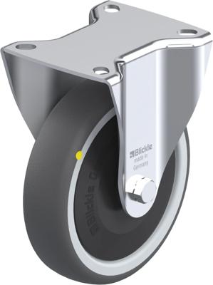 Blickle B-PATH 125KF-ELS Bokwiel Wieldiameter: 125 mm Draagvermogen (max.): 160 kg 1 stuk(s)