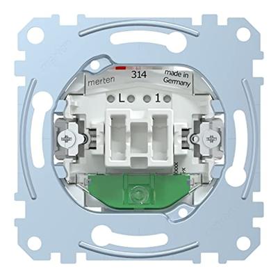 Merten Controleschakelaar, Wisselschakelaar Inzetstuk Meerdere kleuren MEG3106-0000