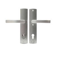 AXA AXA Curve Plus veiligheidsbeslag achterdeur gebogen schild Blok-kruk PC92 met kerntrekbeveiliging SKG3 - aluminium - thumbnail