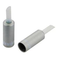 JAGWIRE End caps lined - 5mm brake - alloy (50pcs) - silver - thumbnail