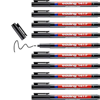 Viltstift edding 141 rond 0.6mm zwart | 10 stuks