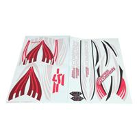 FMS - 90Mm Super Scorpion Stickers Red (FMSRA109R) - thumbnail