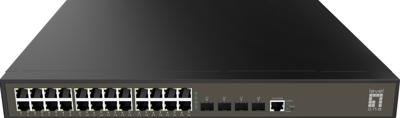 LevelOne GEL-2871 netwerk-switch Managed L2+ Gigabit Ethernet (10/100/1000) 1U Zwart