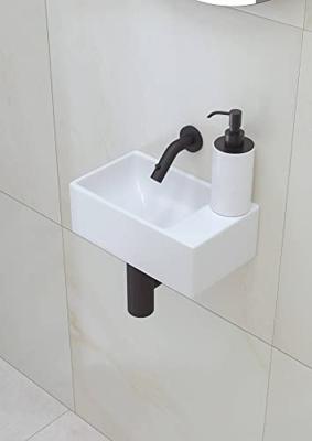 Saqu Inspire fontein zonder kraangat 30,5x18x11 cm Wit