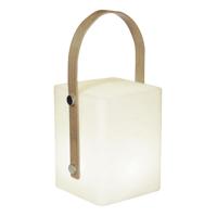 Bureaulamp Lumisky Tiky 10 x 10 x 25 cm Wit Bruin Bamboe Plastic - thumbnail