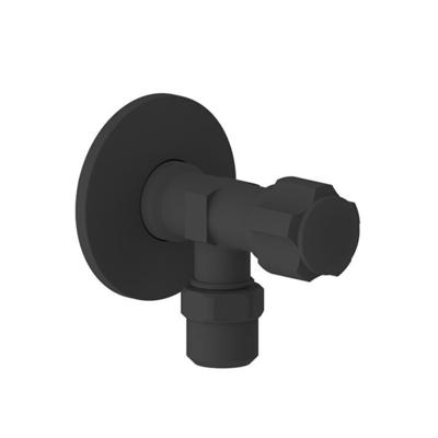 Hoekstopkraan Sanilux 1/2&apos;&apos; x 3/8&apos;&apos; Mat Zwart
