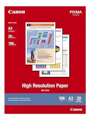 Canon High Resolution Paper HR-101 1033A006 Fotopapier DIN A3 106 g/m² 20 vellen Mat