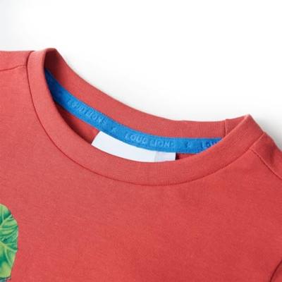 Kindershirt 128 rood