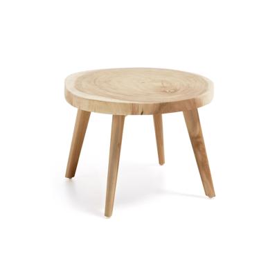 Kave Home Ronde Bijzettafel 'Wellcres' Mungurhout, 65cm
