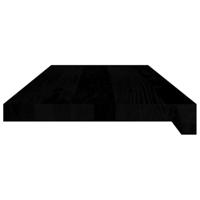 Vensterbanken 2 st 70x30x2 cm massief eikenhout donkerbruin - thumbnail