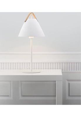 Tafellamp staande lamp &apos;Strap&apos; Nordlux wit E27 fitting 55cm