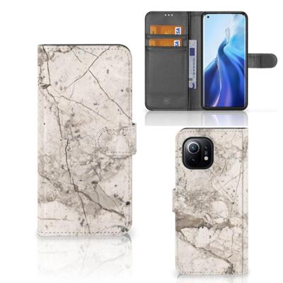 Xiaomi Mi 11 | Bookcase | Marmer Beige