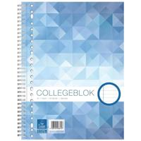 EcoLabel Collegeblok 23r a4 gelijnd 22x29,5cm 5st - thumbnail