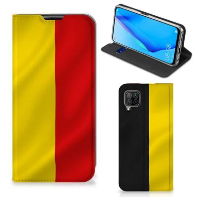 Huawei P40 Lite | Standcase | Belgische Vlag Huawei P40 Lite | Standcase | Belgische Vlag