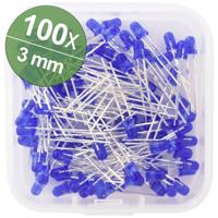 Quadrios LED-assortiment Blauw 3 mm 20 mA 3.0 V - thumbnail