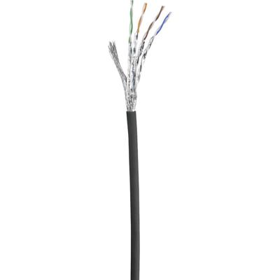 Renkforce RF-4979744 RJ45 Netwerkkabel, patchkabel CAT 6 S/FTP 5.00 m Zwart Snagless, Vergulde steekcontacten, Vlambestendig 1 stuk(s)