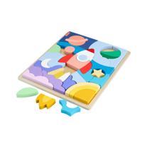 Fisher Price Houten Vormen Puzzel 42 Stukjes - thumbnail