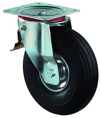 BS Rollen wiel met luchtband | wiel-d. 260 mm draagvermogen 200 kg | met schroefplaat zwenkwiel | luchtbanden zwart | 1 stuk - l420.c90.260 l420.c90.260 BS Rollen wiel met luchtband | wiel-d. 260 mm draagvermogen 200 kg | met schroefplaat zwenkwiel | luchtbanden zwart | 1 stuk - l420.c90.260 l420.c90.260