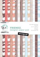 Creative Craftlab • friendz design paper pad woodgrain - thumbnail