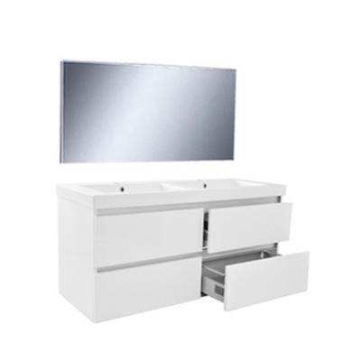 Badkamermeubel Wiesbaden Vision 120x46 Wit (4 laden)