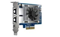 QXG-10G2T-X710 - Netwerkadapter - PCIe 3.0 x4 laag profiel - 10Gb Ethernet x 2 - voor QNAP QSW-1208-8C, QSW-M2108-2C - thumbnail