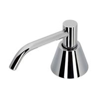 Geesa Hotel Zeepdispenser opbouw met PE zeephouder Chroom 91628 - thumbnail