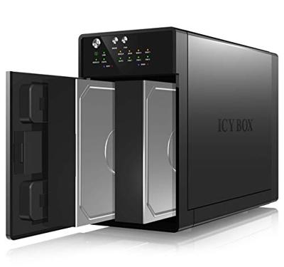 ICY BOX 20621 3,5 harde schijf behuizing 3.5 inch USB-A 3.2 Gen 1, eSATA - thumbnail