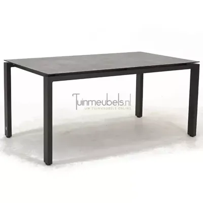 Tuintafel Goa HPL 160 x 95 cm Donkergrijs