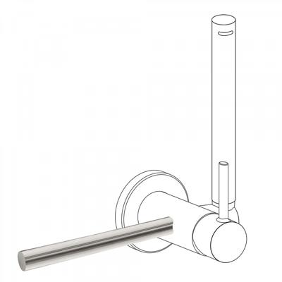 Handdoekhouder t.b.v. bidetmengkraan Tres Study Exclusive RVS