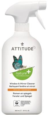 Attitude Nature+ glas en spiegel reiniger - 800ml