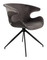 Zuiver Eetkamerstoel 'Mia' Velvet - thumbnail