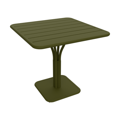 Fermob Luxembourg tuintafel kolom 80x80 cm Pesto