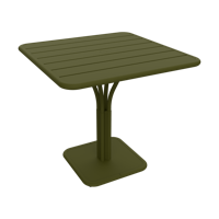 Fermob Luxembourg tuintafel kolom 80x80 cm Pesto - thumbnail