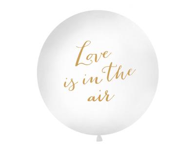 Mega Ballon &apos;Love Is In The Air&apos; Wit - 1m