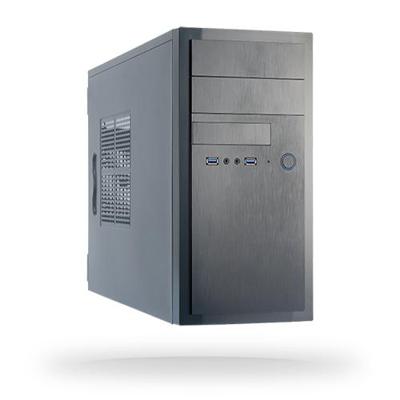 Chieftec HT-01B-350GPB Midi-tower PC-behuizing Zwart Chieftec HT-01B-350GPB Midi-tower PC-behuizing Zwart