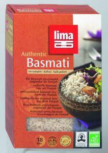 Lima Rijst basmati halfvolkoren bio 500 Gram Lima Rijst basmati halfvolkoren bio 500 Gram