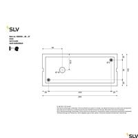 SLV 1002035 BOX-L LED-plafondlamp LED vast ingebouwd 19 W Antraciet - thumbnail