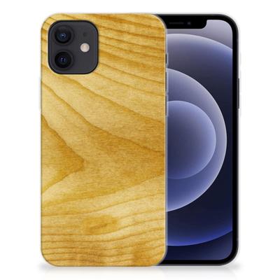 iPhone 12 | 12 Pro (6.1") | Bumper Hoesje | Licht Hout iPhone 12 | 12 Pro (6.1") | Bumper Hoesje | Licht Hout
