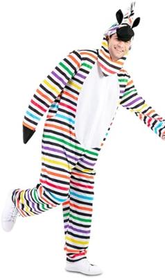 Zebra Jumpsuit Multikleur gestreept