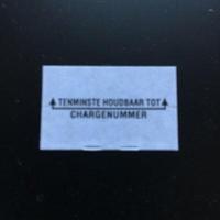 Etiket 2616 wit perm rechthk THT Charge - thumbnail