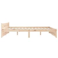 Bedframe massief hout 150x200 cm - thumbnail
