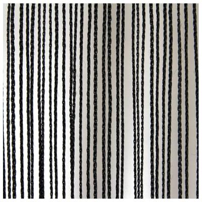 Wentex Pipe and drape spaghetti koordgordijn 300x300cm zwart
