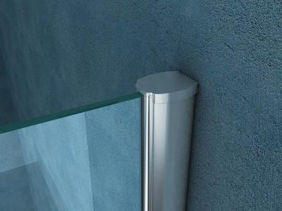 Wiesbaden Eco Douchewand Met Muurprofiel 8 mm Nano - 40x200 cm Wiesbaden Eco Douchewand Met Muurprofiel 8 mm Nano - 40x200 cm