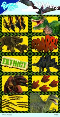 Totum Stickervel dino's